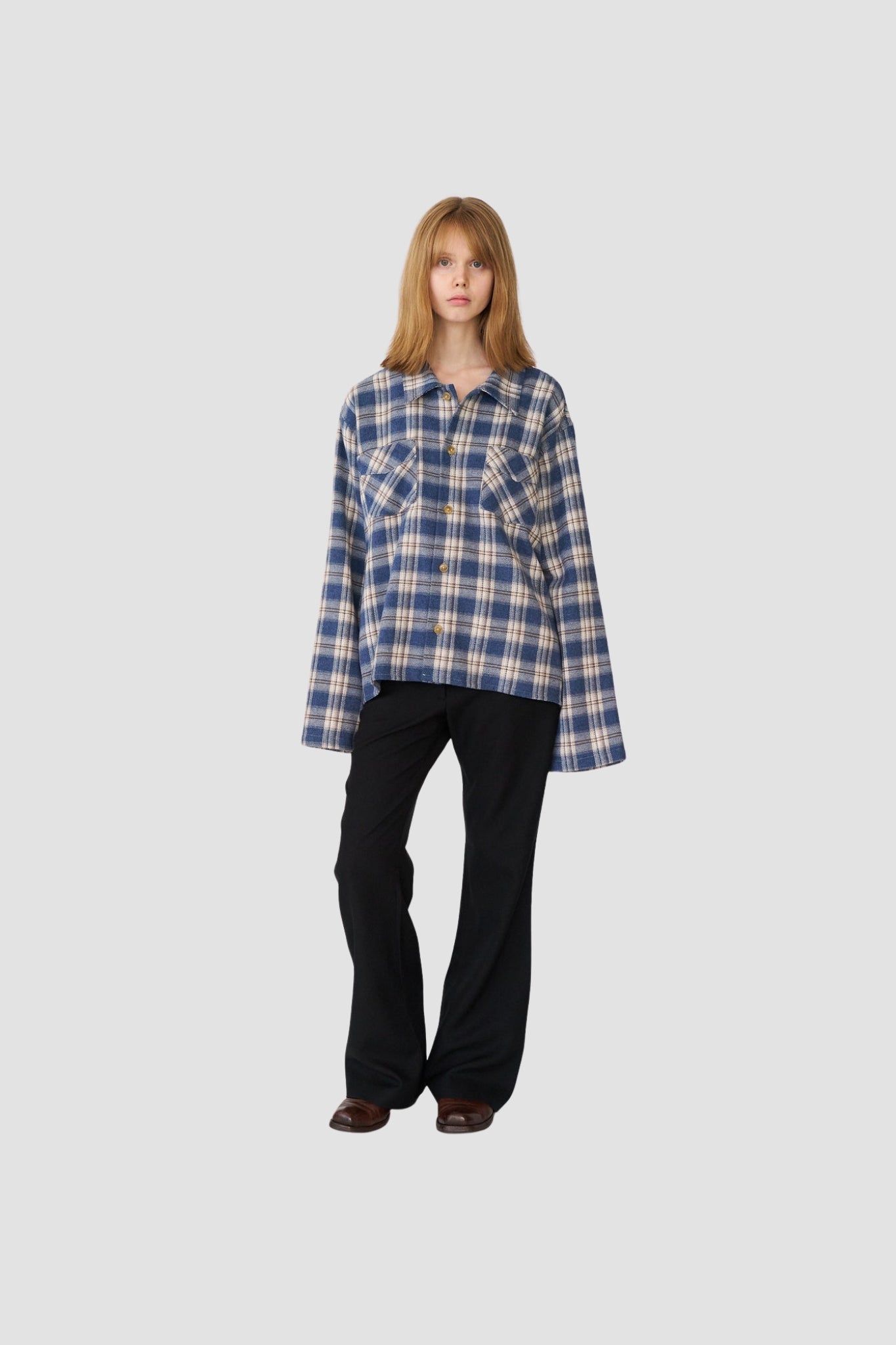 CLUB OVERSHIRT Blue Check