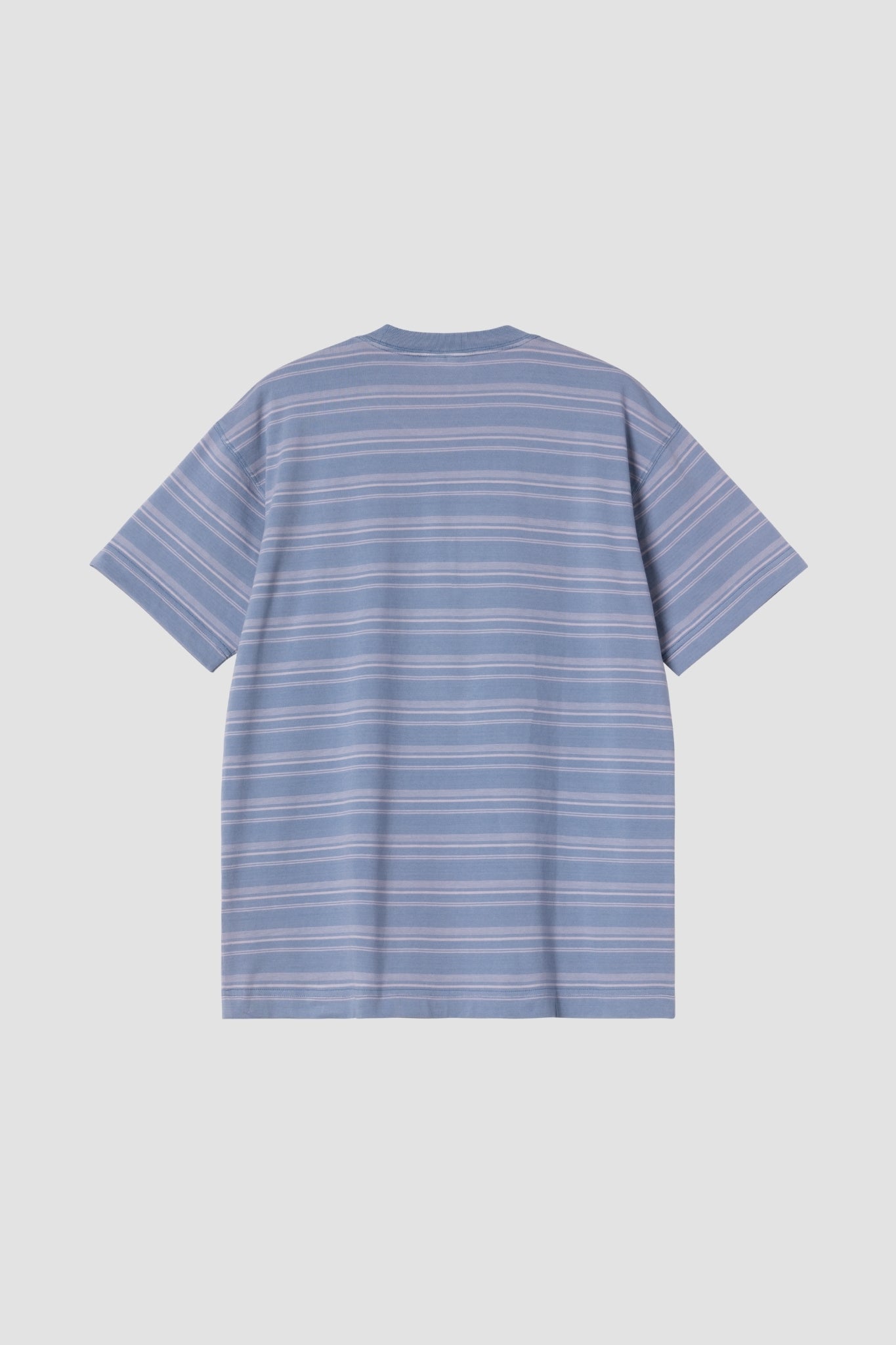 S/S BRODINE TEE STRIPE Sorrent indigo overdyed