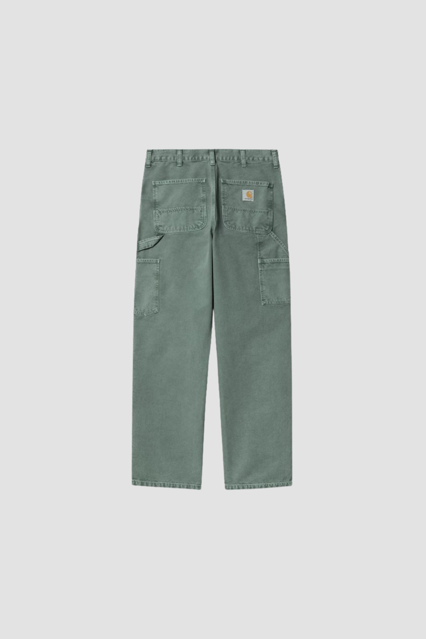 DOUBLE KNEE PANT Silver Pine stone canva