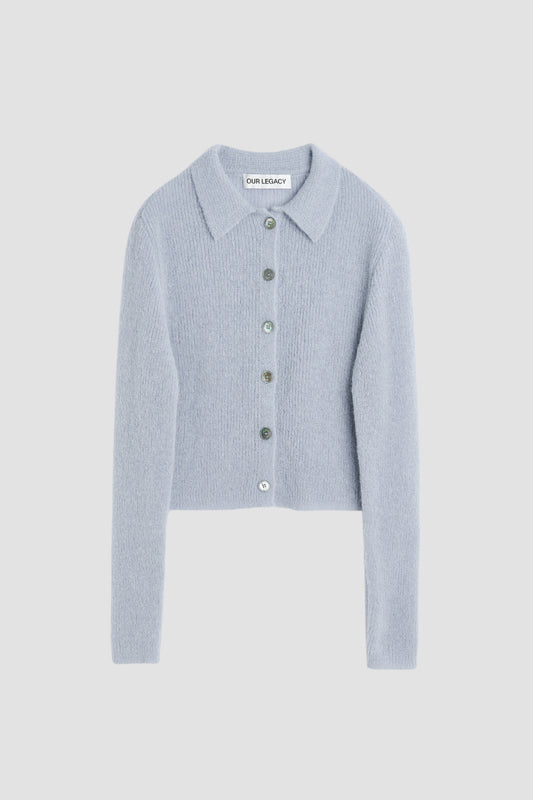 MAZZY POLO Livid Blue Fuzzy Alpaca