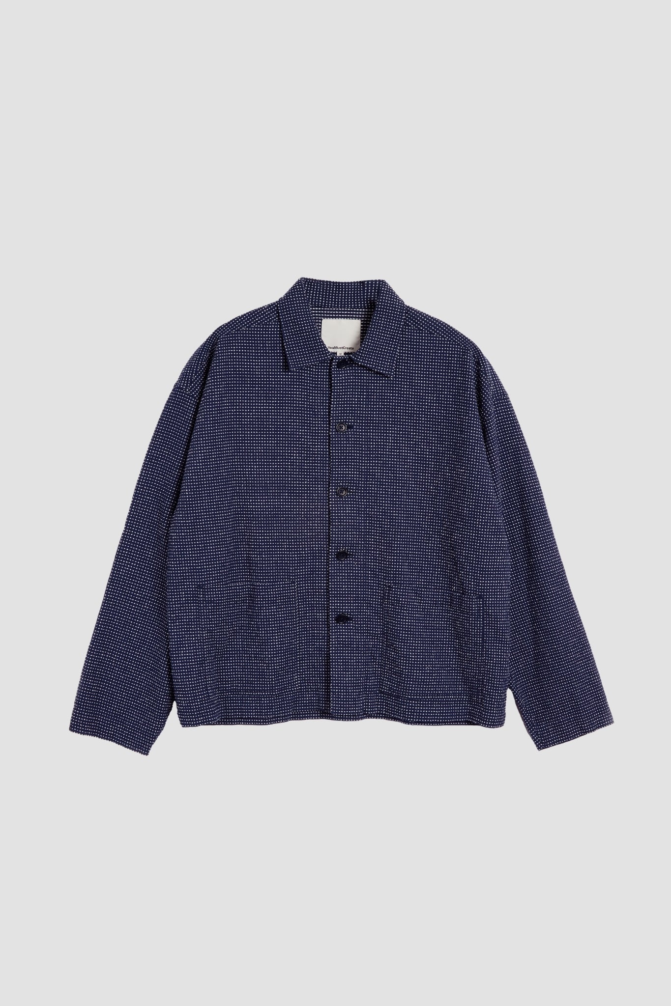 PJ OVERSHIRT BLUE-WHITE