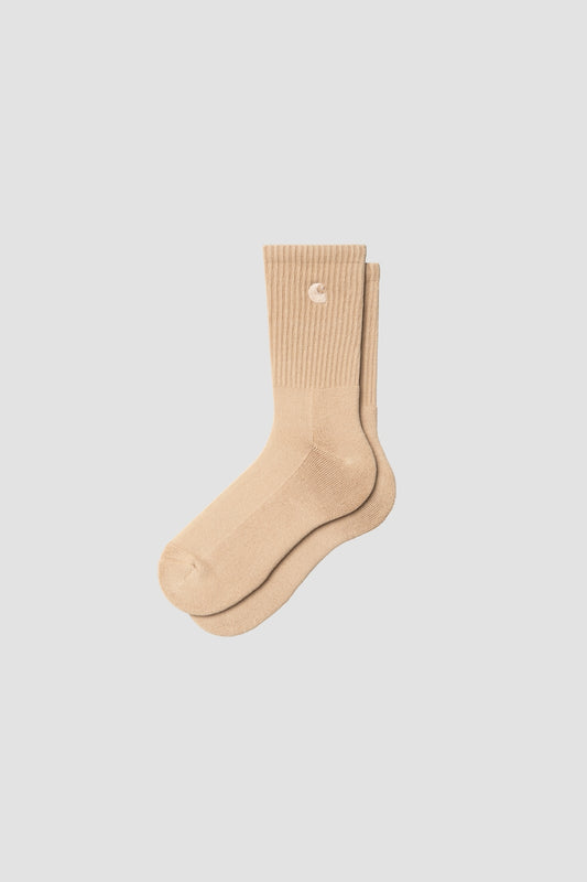 HUDSON SOCKS Black chalk wash