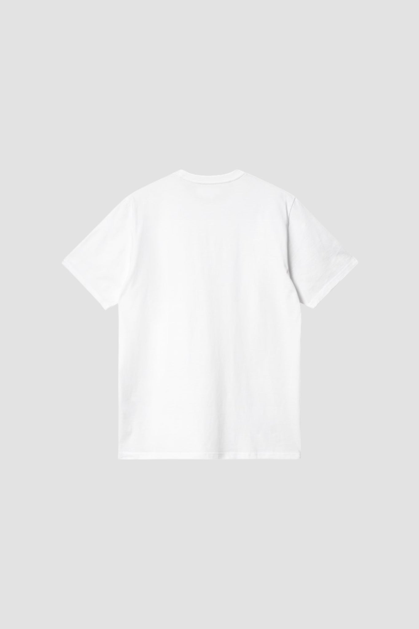 S/S POCKET TEE White / Red