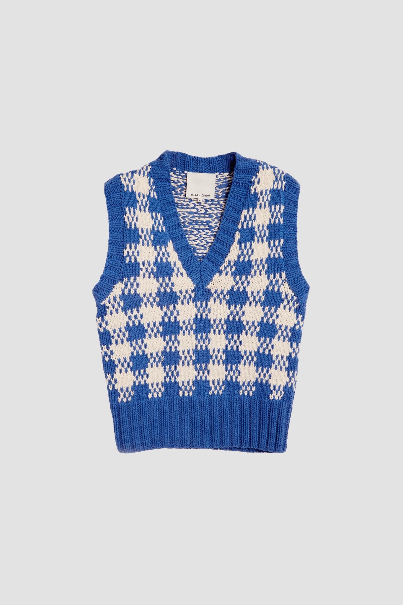 HEIDI TANK blue check