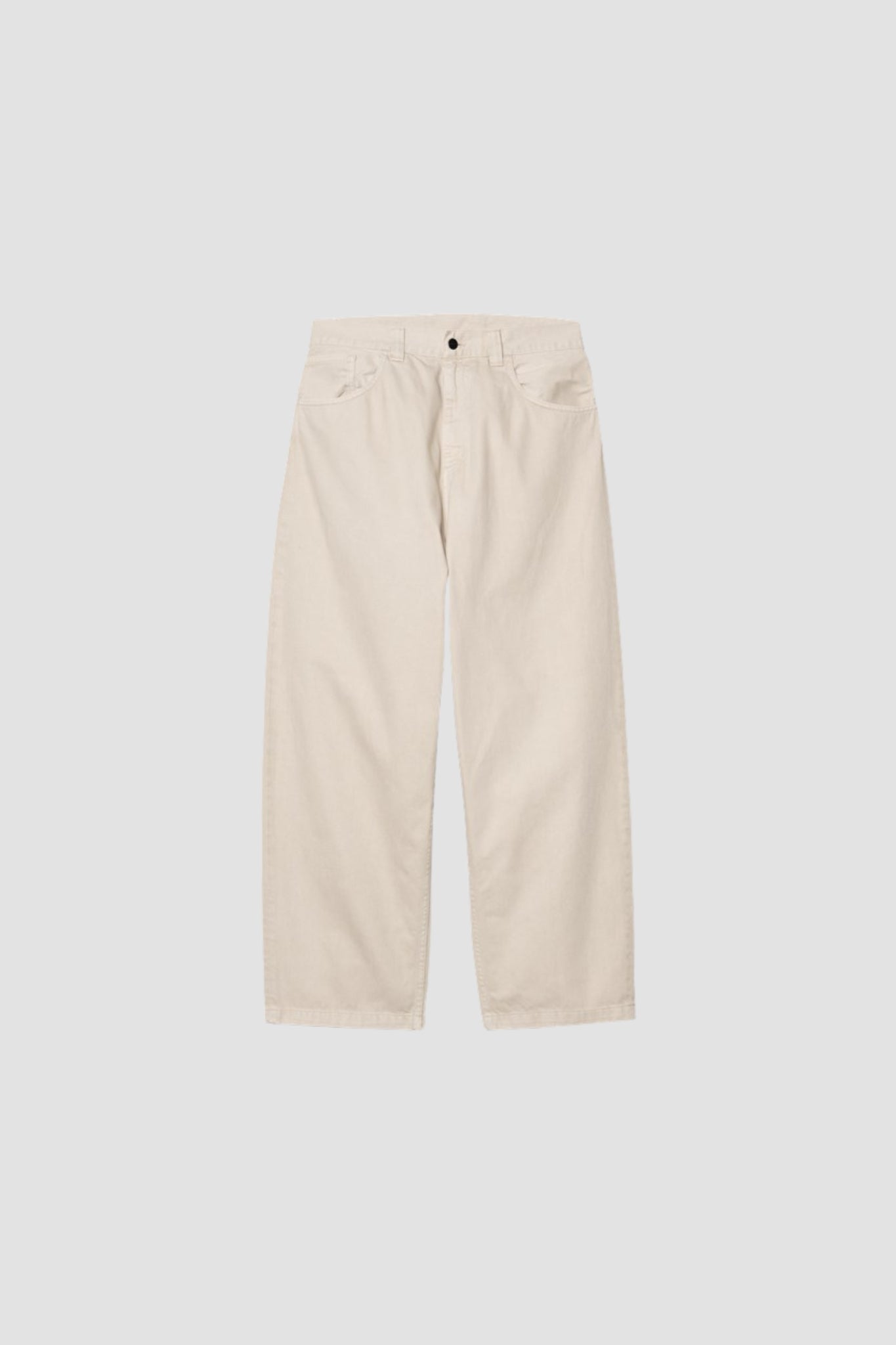 DOUBLE KNEE PANTS Dusky beige stone canvas