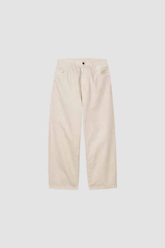 DOUBLE KNEE PANTS Dusky beige stone canvas
