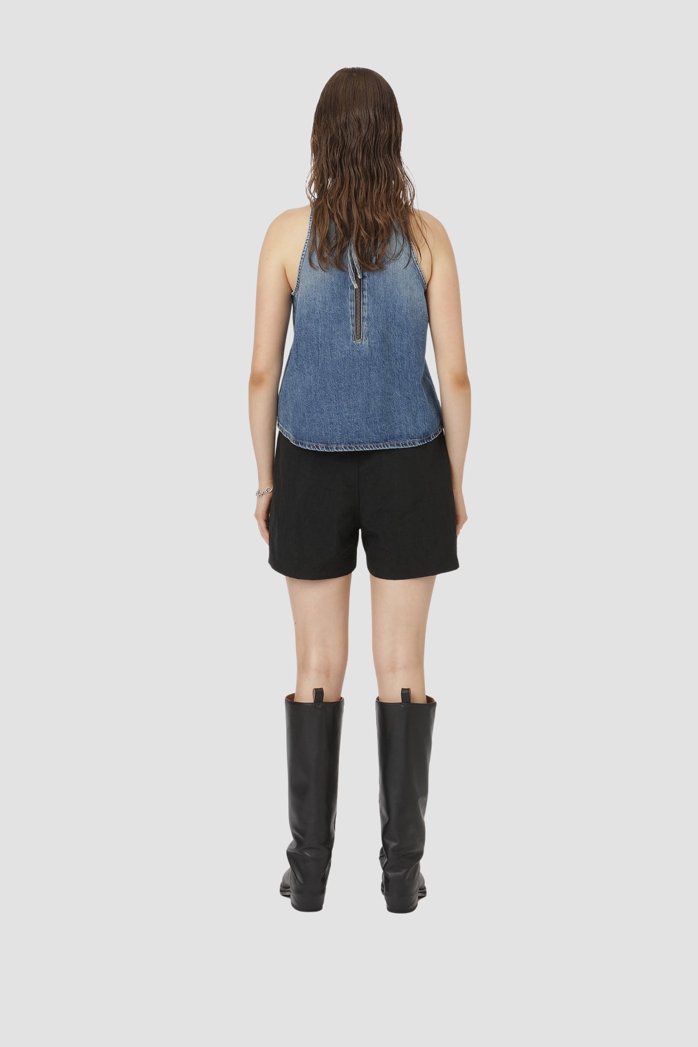 AMANDA NYLON SHORT Black