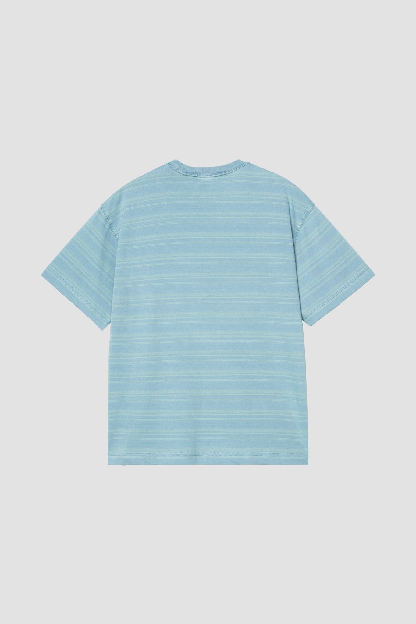 S/S BRODINE TEE STRIPE Saguaro indigo overdyed
