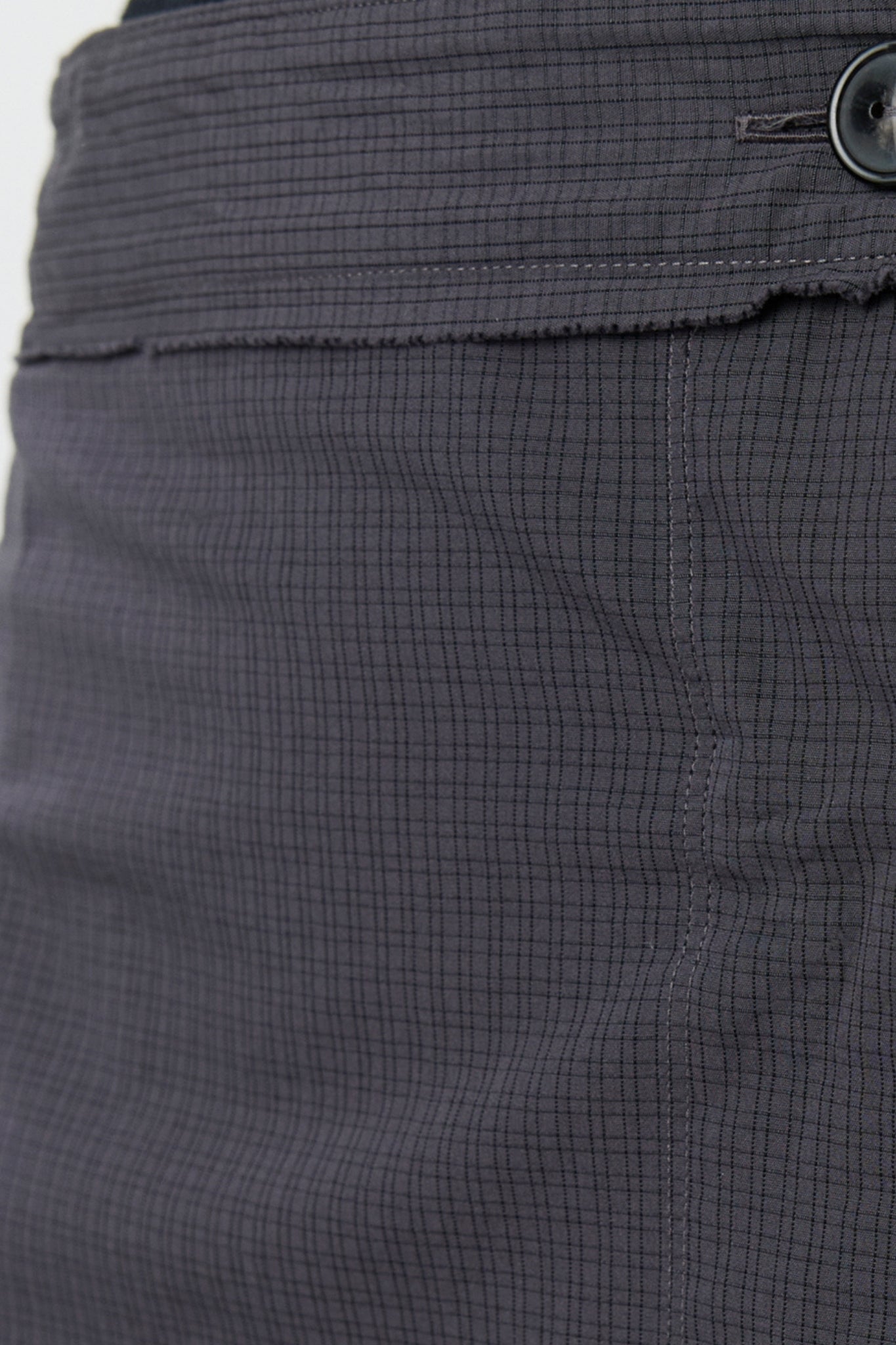 CLASSIC WRAP SKIRT Mushroom Micro Check Poplin