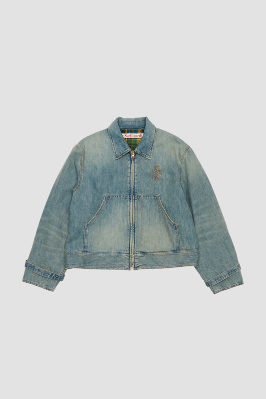 WORK JACKET LINED Sand blue