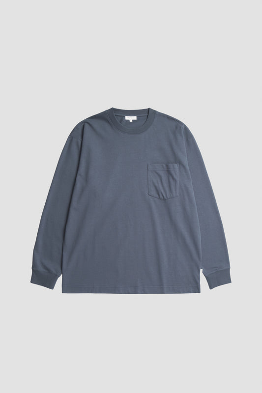 NORSE STANDARD L/S HEAVY LOOSE TEE Orion Blue