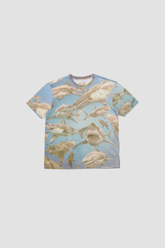 FRANZ TEE Shark Print