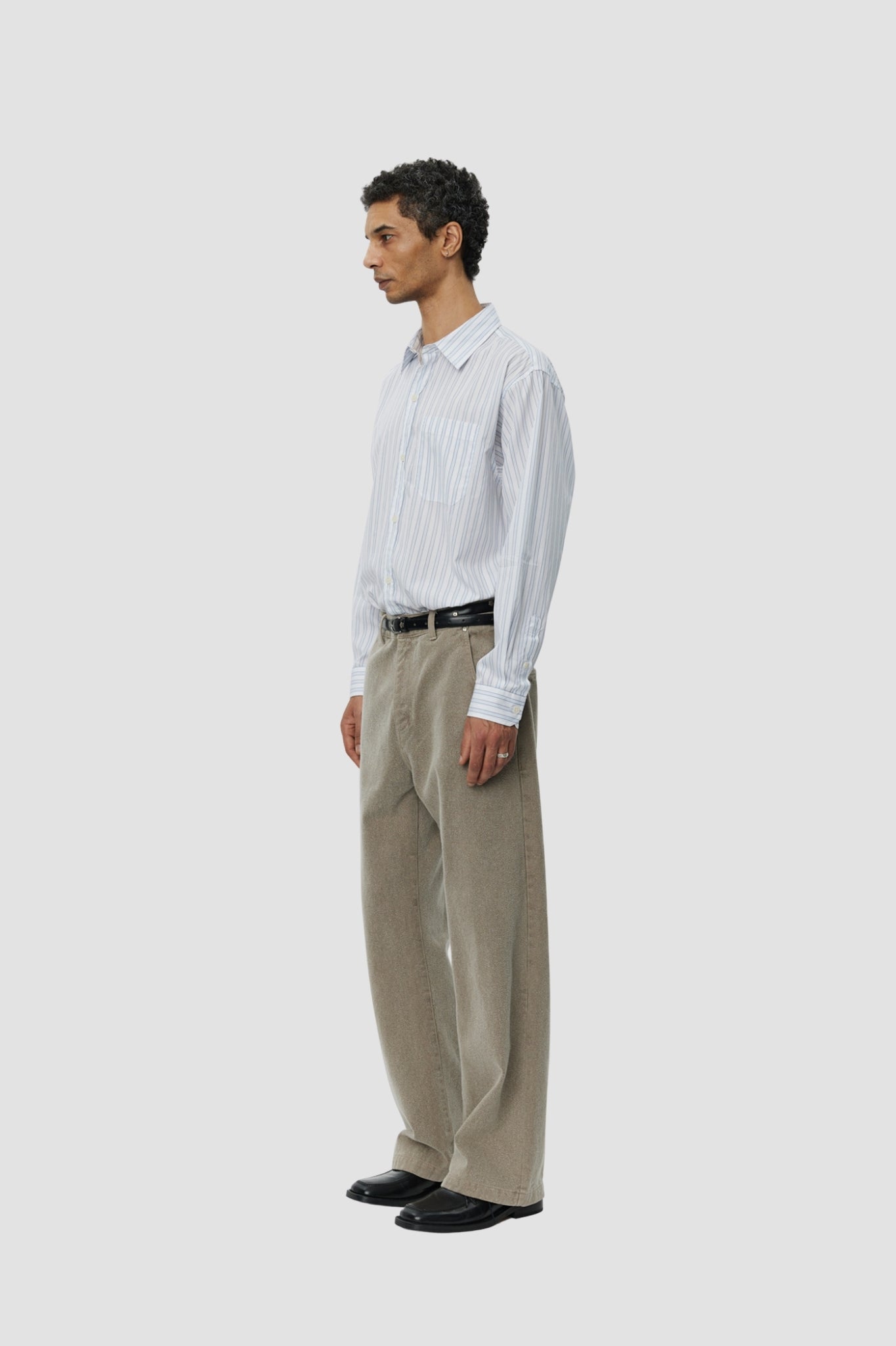 STRAIGHT CUT JEANS Brushed Mudstone