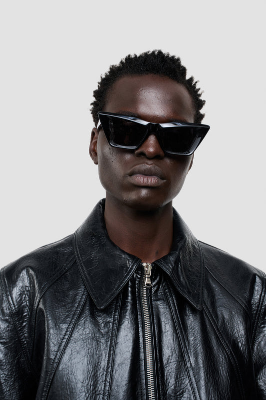 DUKE JACKET faux memory leather