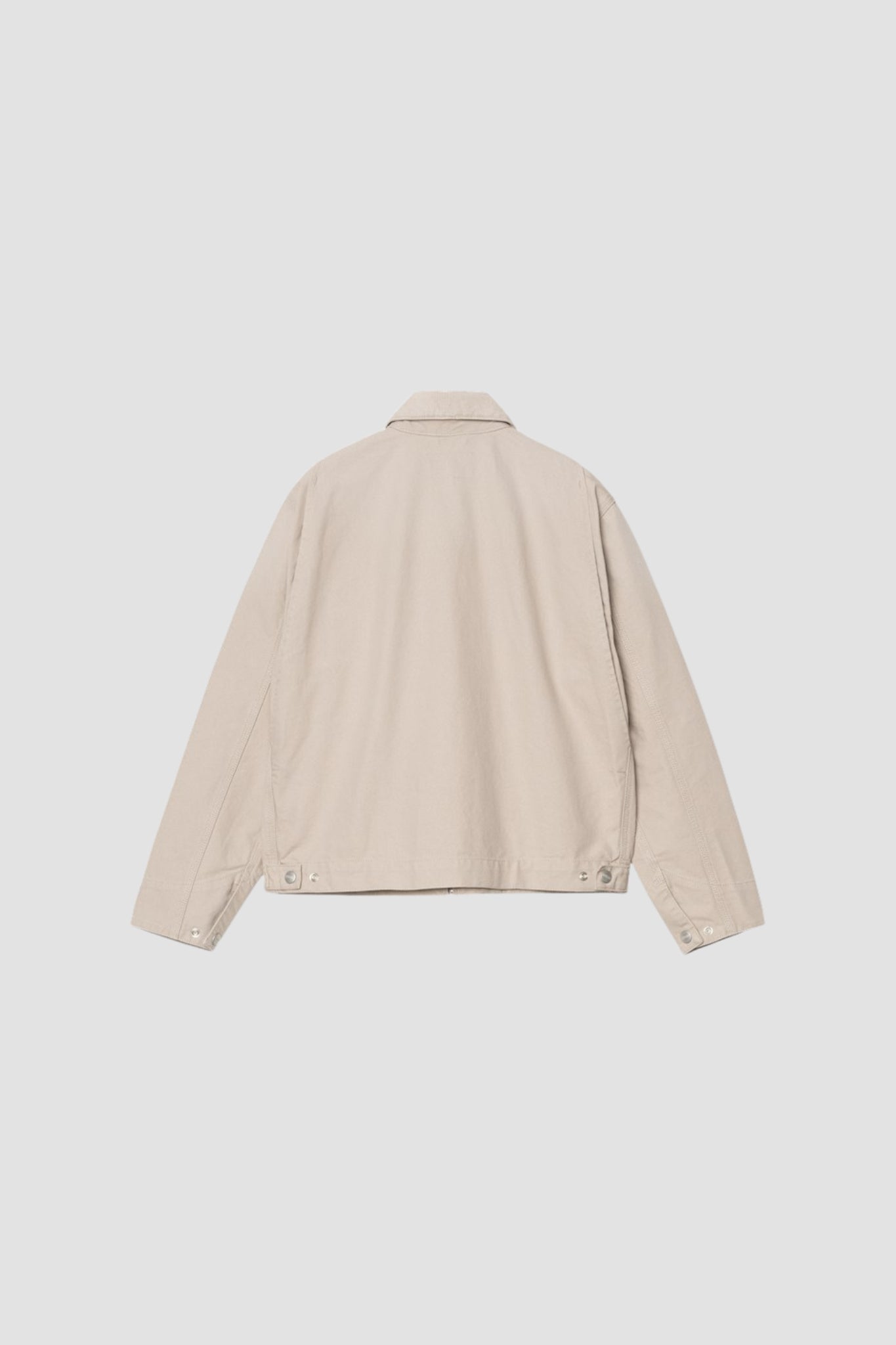 W OG DETROIT JACKET Dusky Beige stone canvas