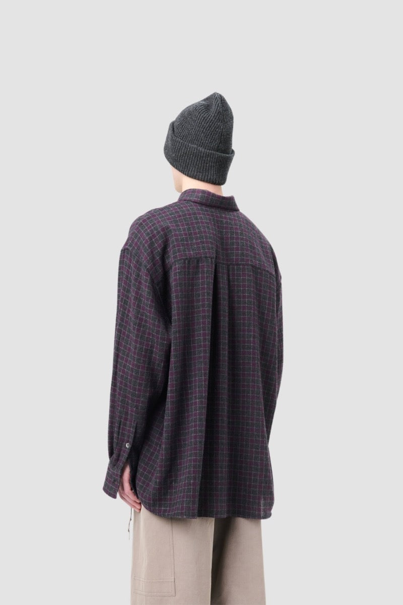 BORROWED BD SHIRT Sophomore Check Rural Wool