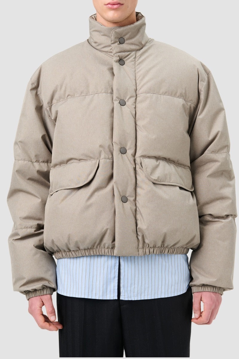 INHALE PUFFA Doubleganger Beige Mel Nylon