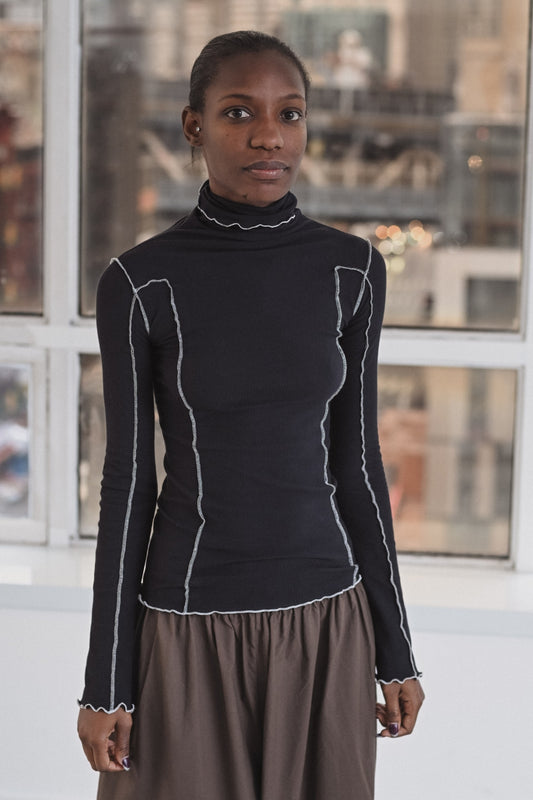 OMATO TURTLENECK Murano Navy