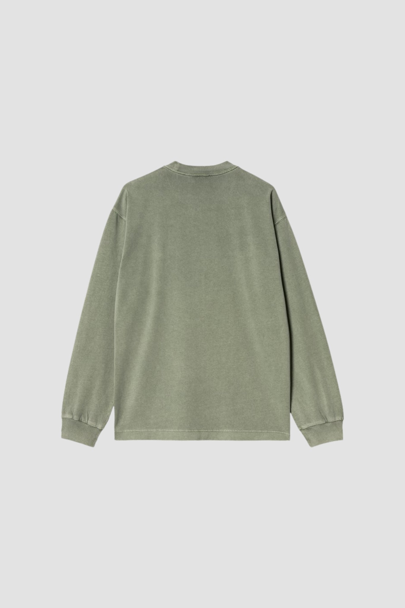 L/S NELSON TEE Park garment dyed