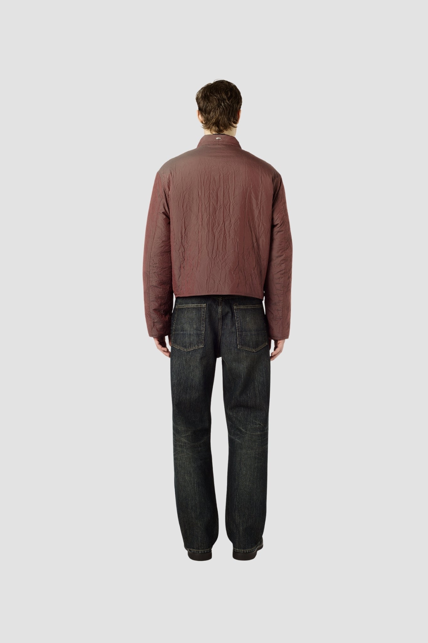 SLIGHT JACKET Shining Cherry Crinkle Solaro