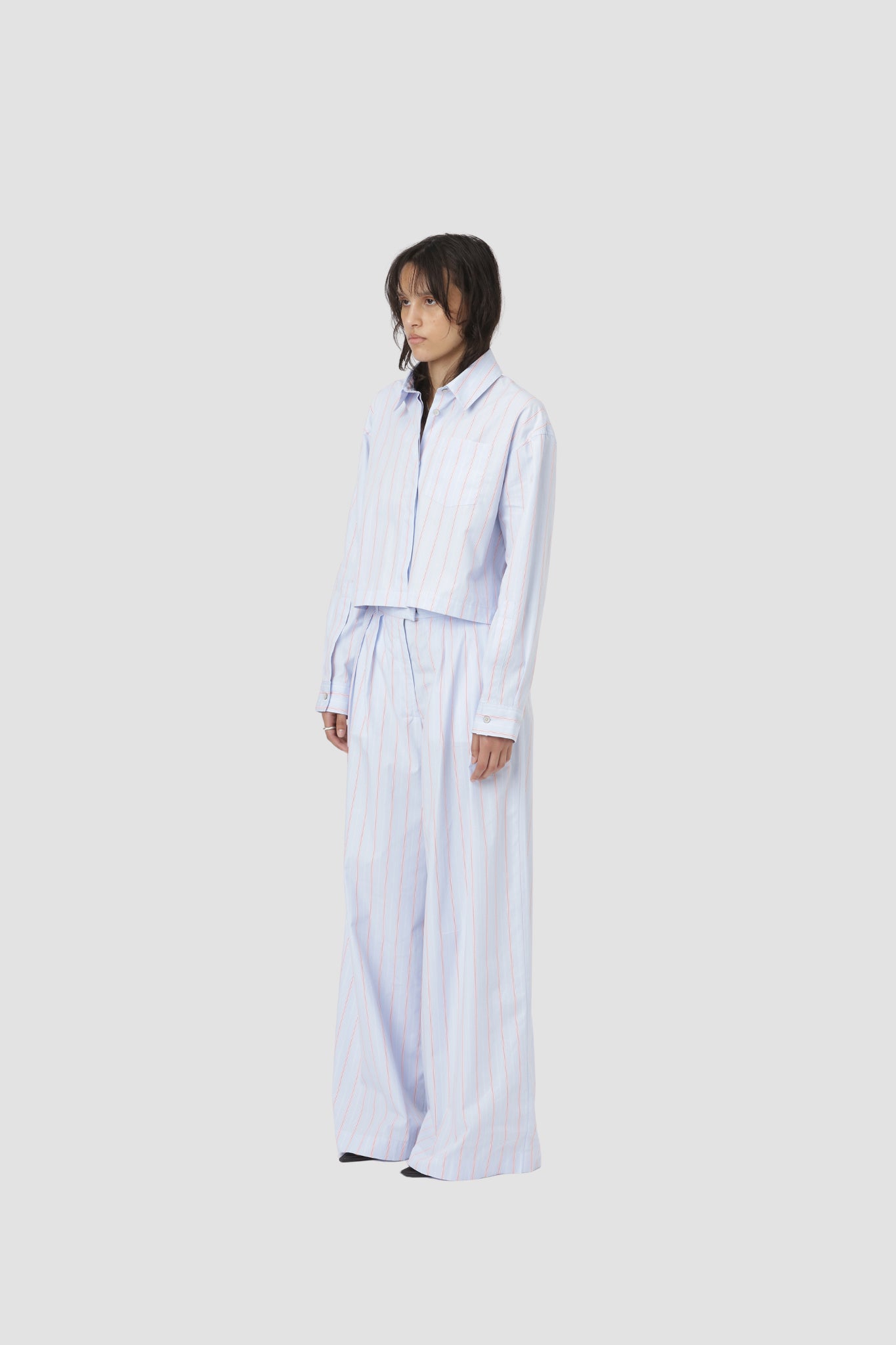 LEXINGTON SHIRT Blue Red Stripe