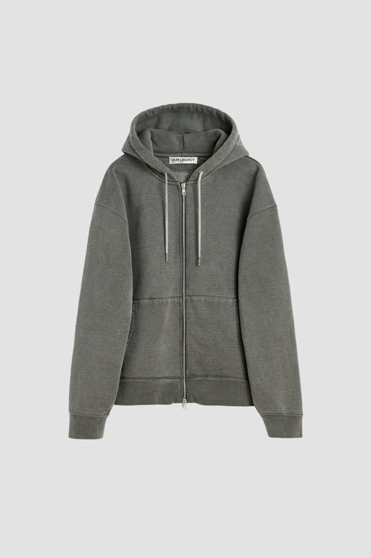 RASCAL HOOD Pigment Black Hefty Fleece
