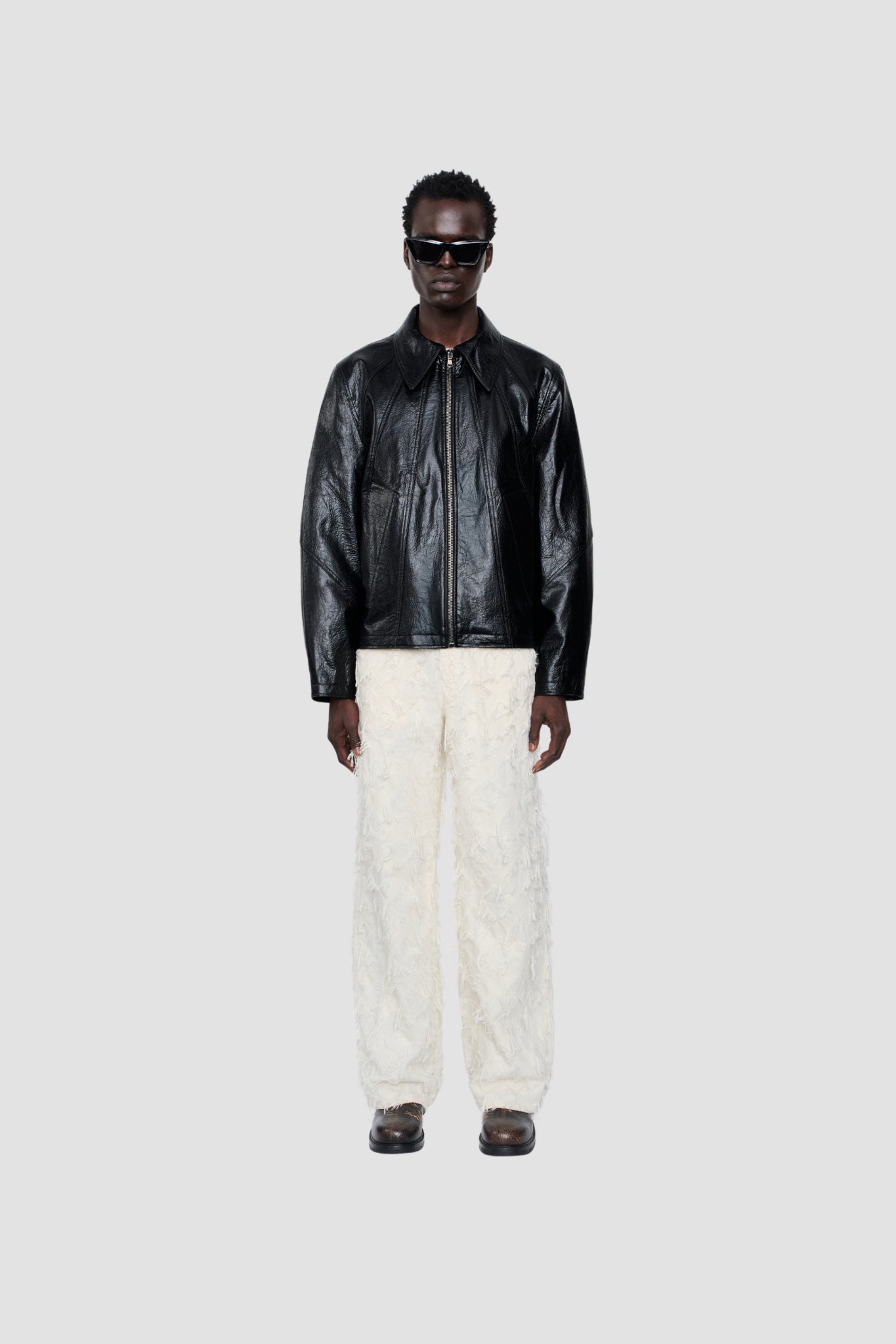 DUKE JACKET faux memory leather