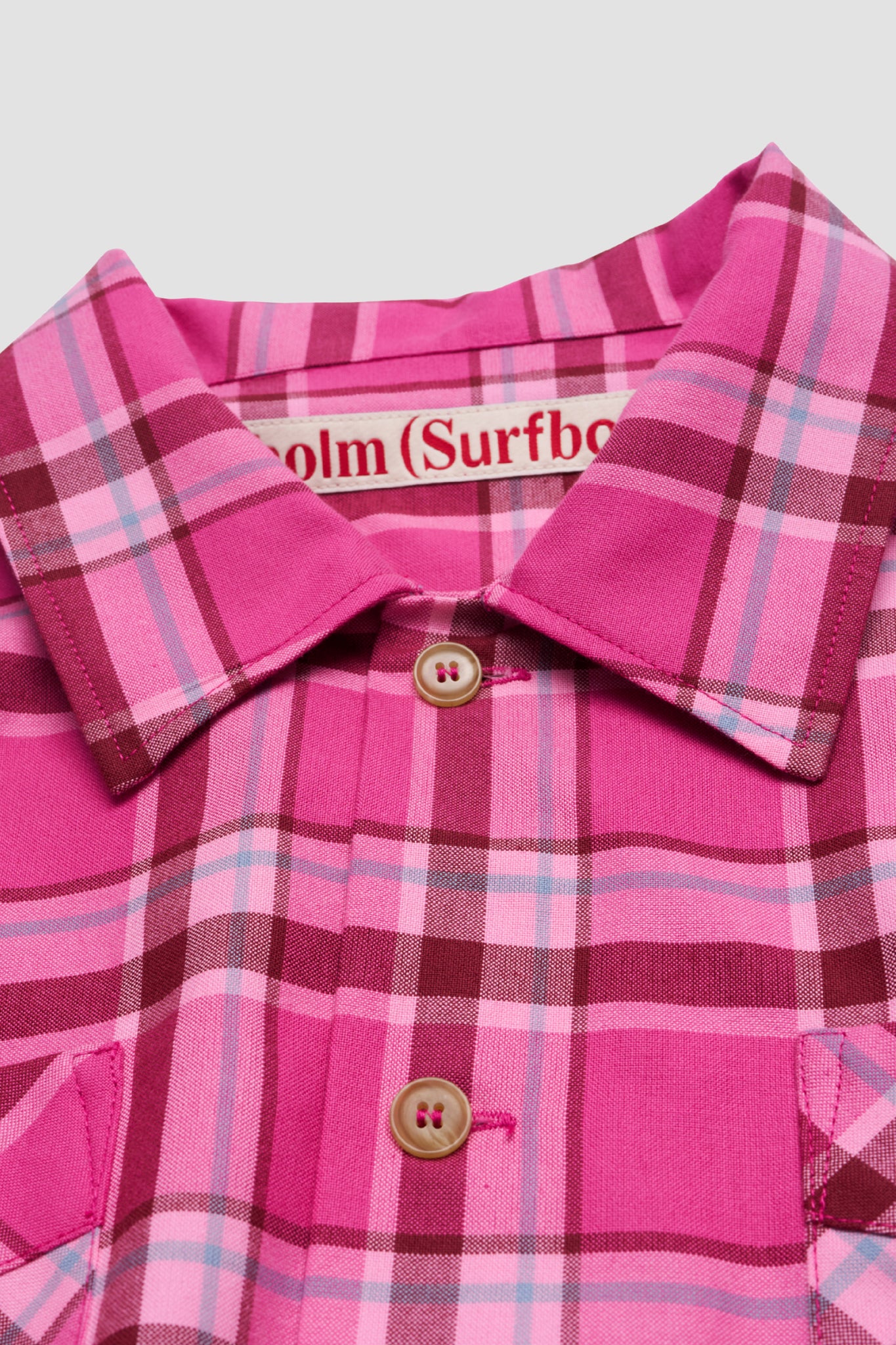 CLUB OVERSHIRT Pink Check