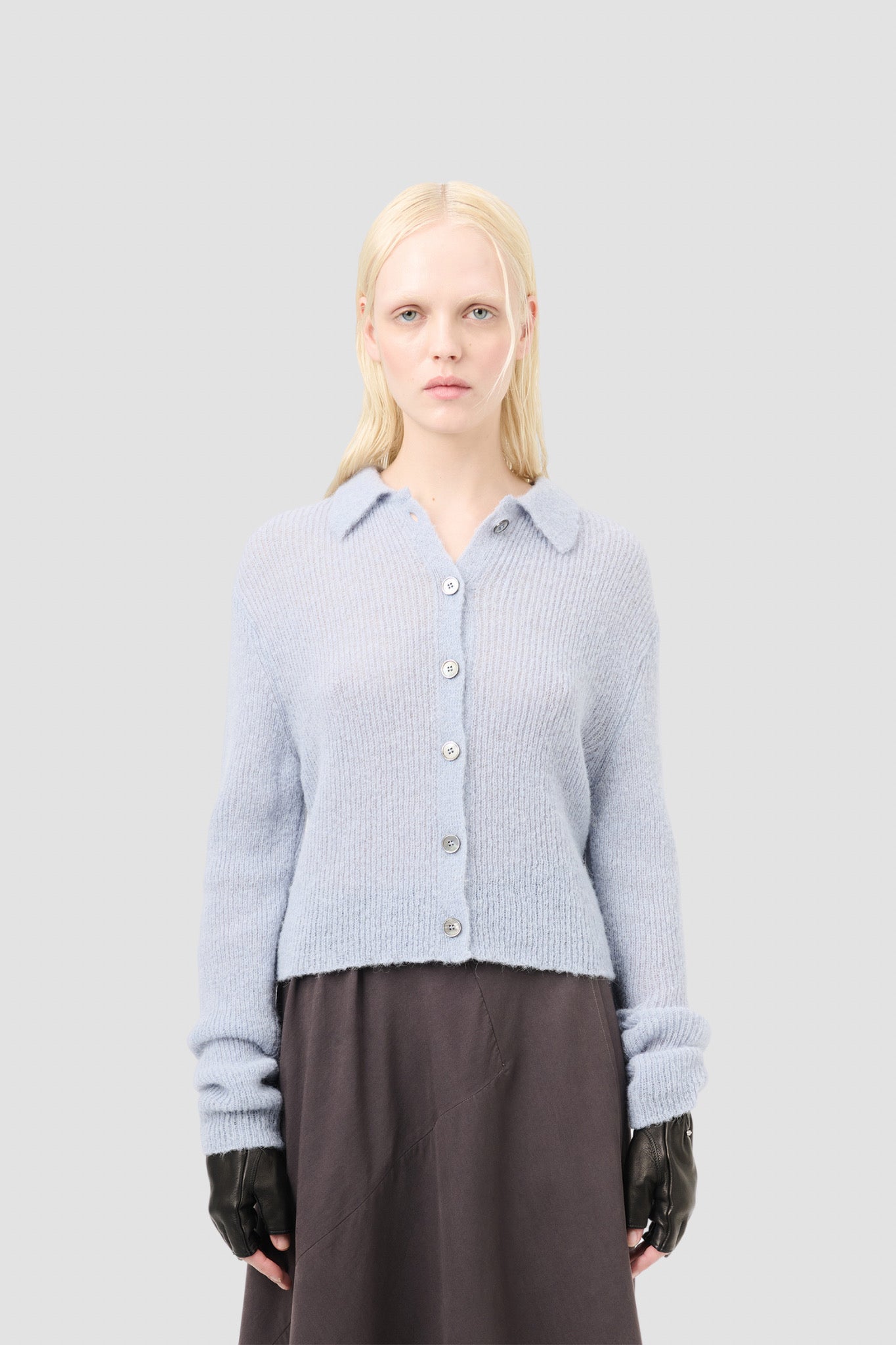 MAZZY POLO Livid Blue Fuzzy Alpaca