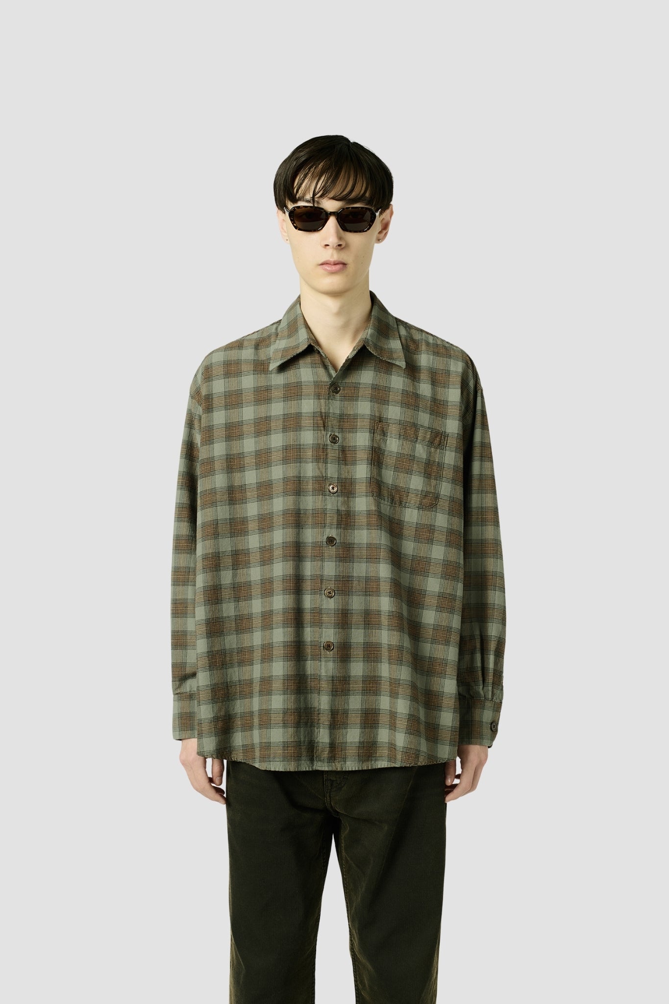 BORROWED SHIRT, Iowa Flannel Check