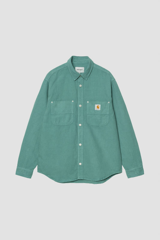 WALTER SHIRT JAC Saguaro garment dyed