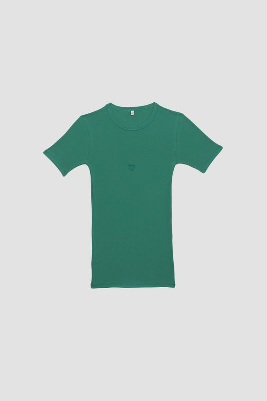 HEART TEE Green