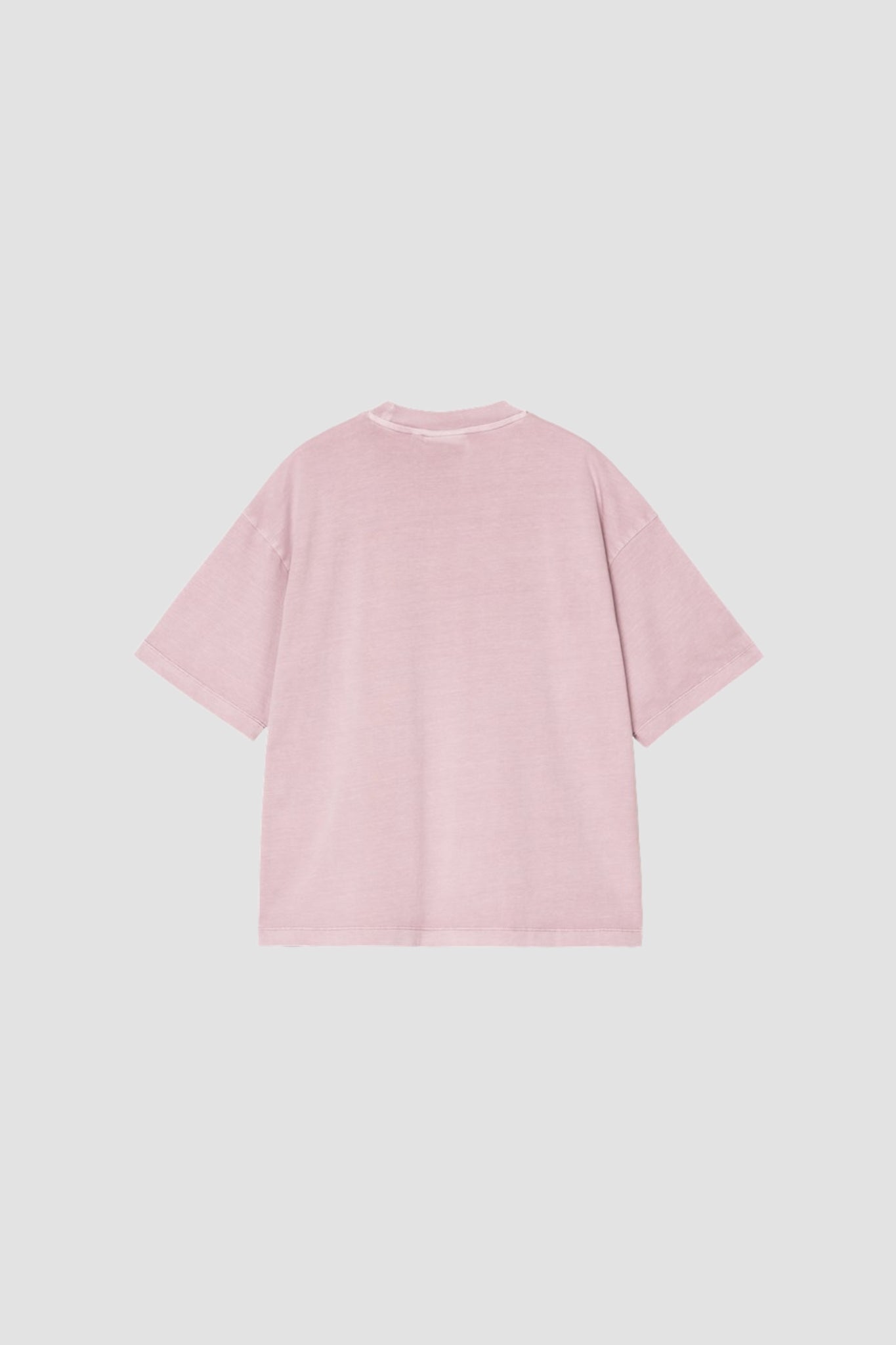 W S/S NELSON TEE Hortensia garment dyed