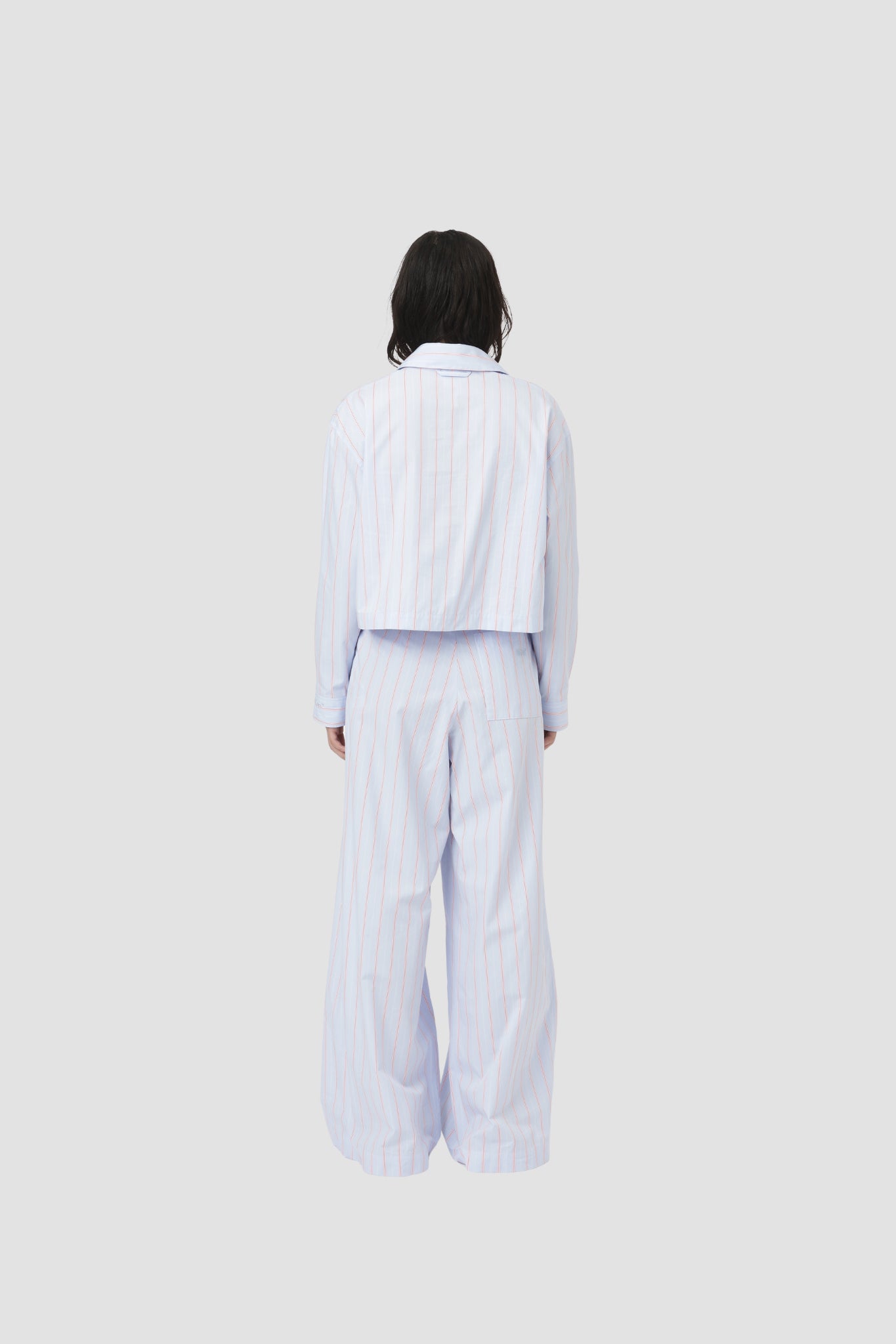 LEXINGTON SHIRT Blue Red Stripe