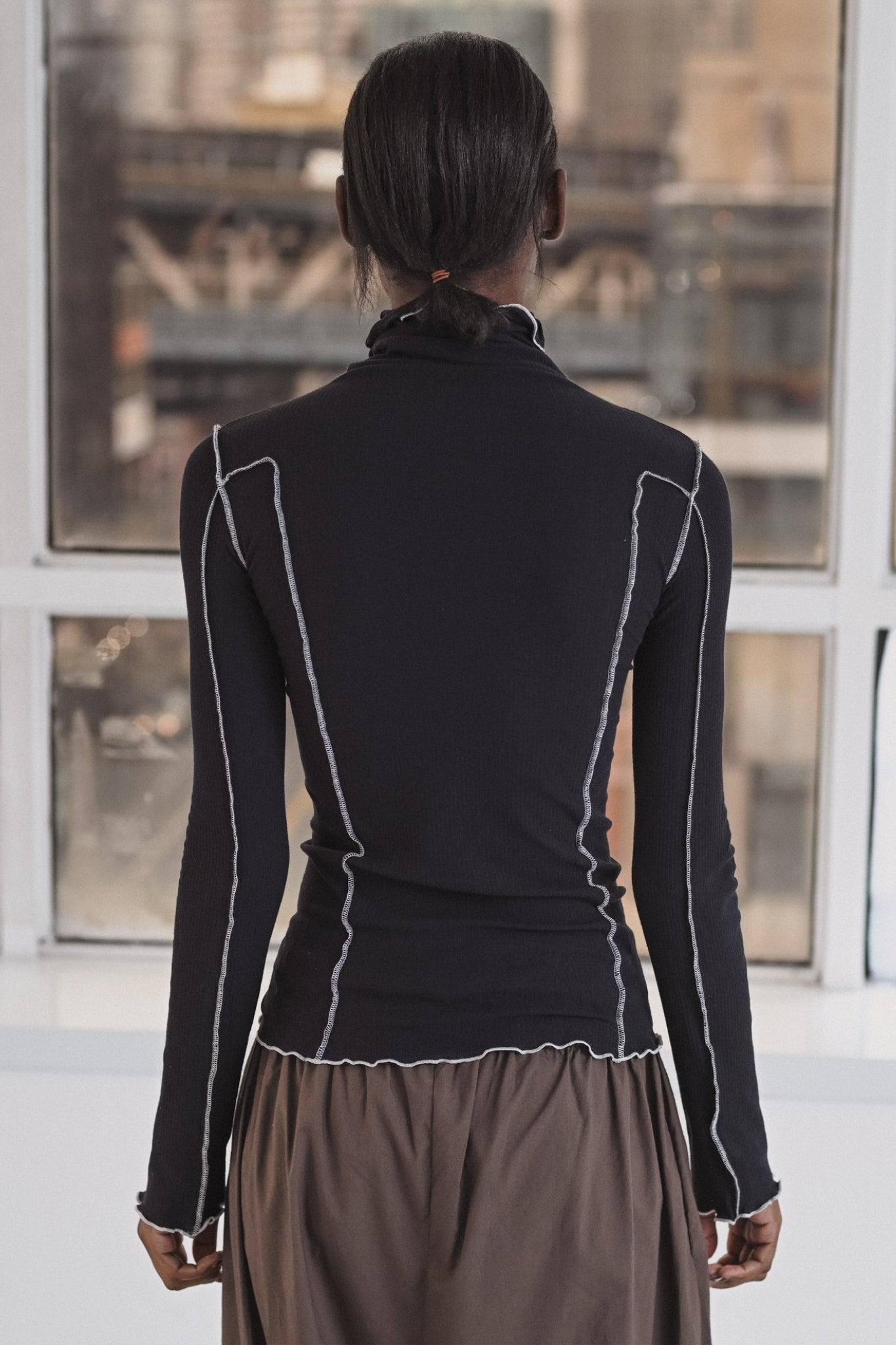OMATO TURTLENECK Murano Navy