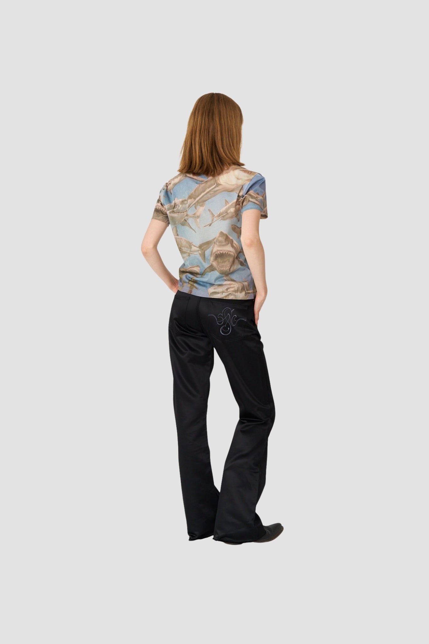 FRANZ TEE Shark Print