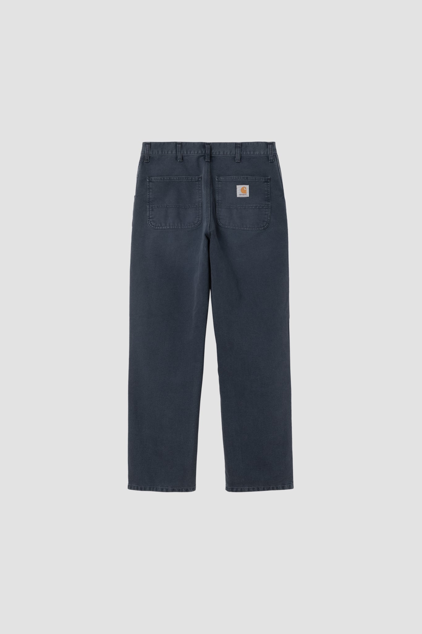 SIMPLE PANT Dark Navy stone canvas L32