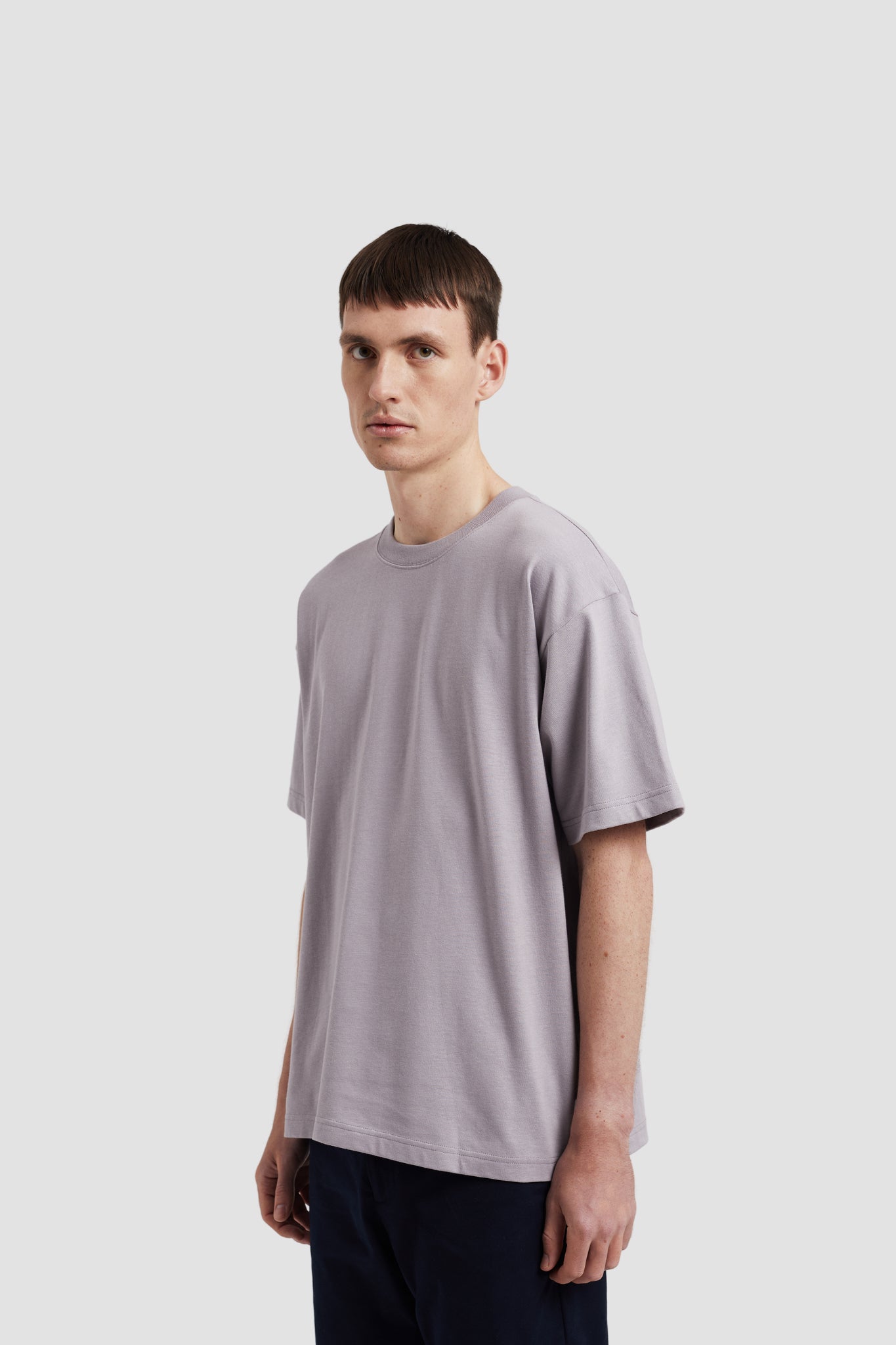 NORSE STANDARD HEAVY LOOSE TEE Crocus Purple