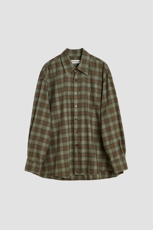 BORROWED SHIRT, Iowa Flannel Check