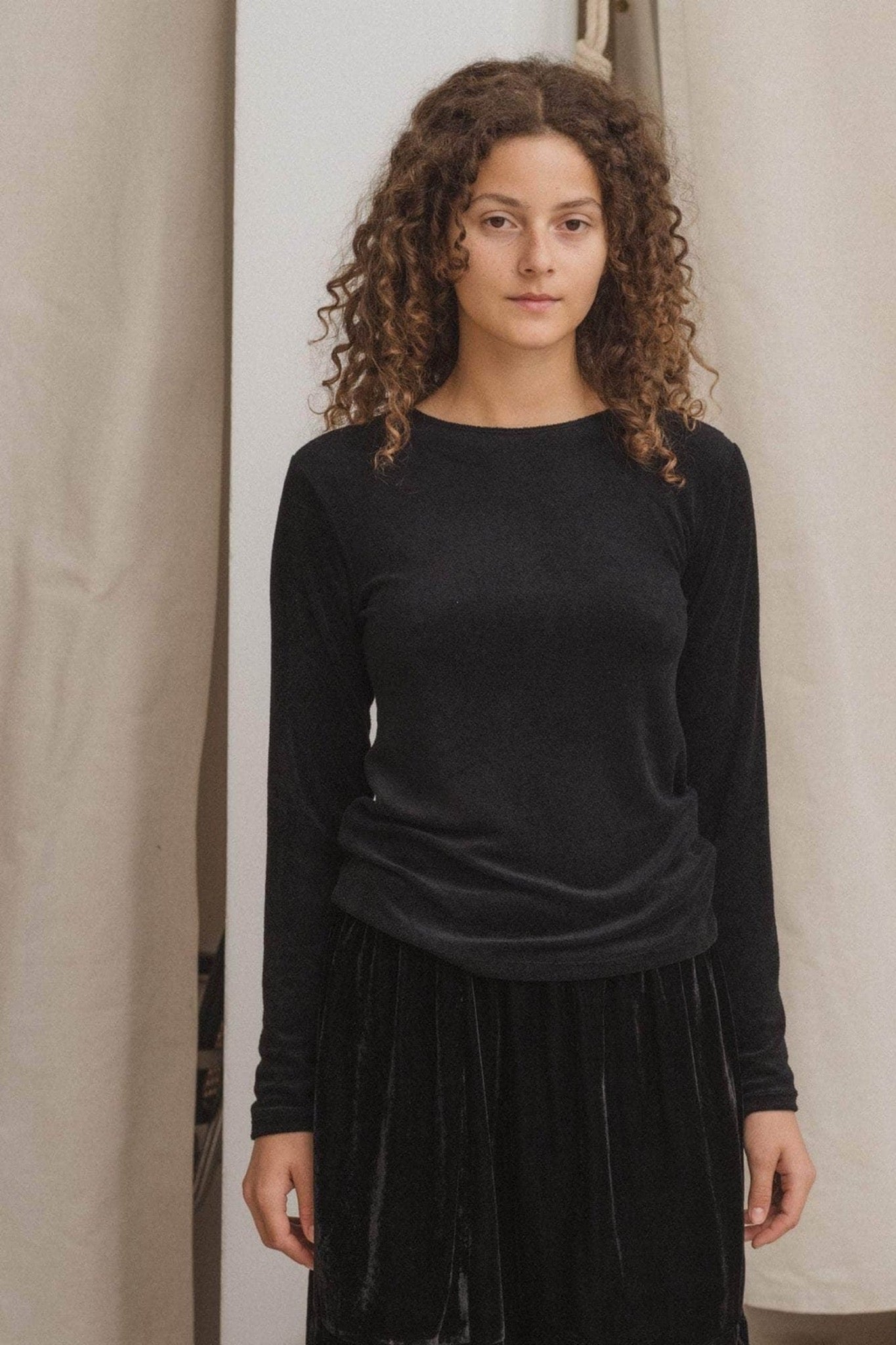 OMO LONG SLEEVE TEE Black