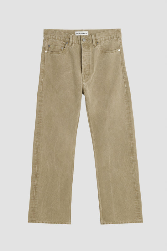 THIRD CUT Dry Grass Chain Twill