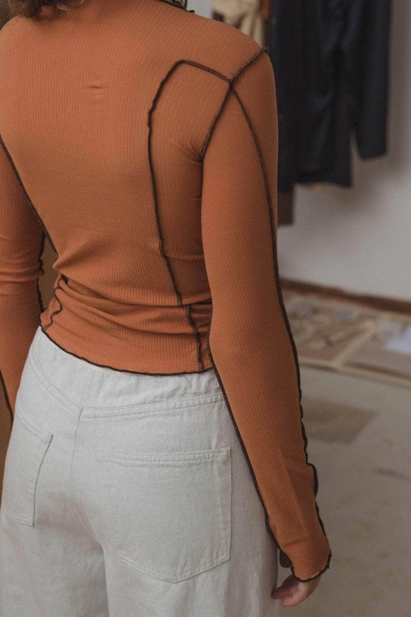 OMATO L/S ORANGE/BLACK