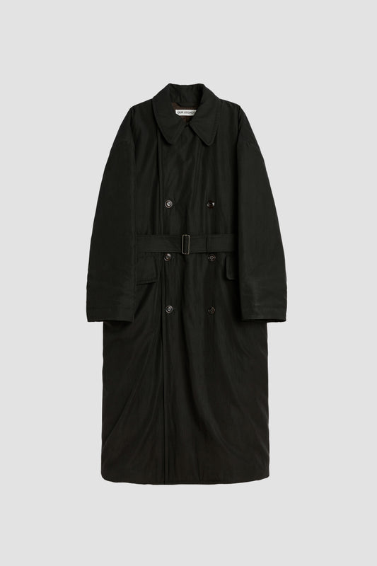 DUVET TRENCH Black Tide Cotton Nylon