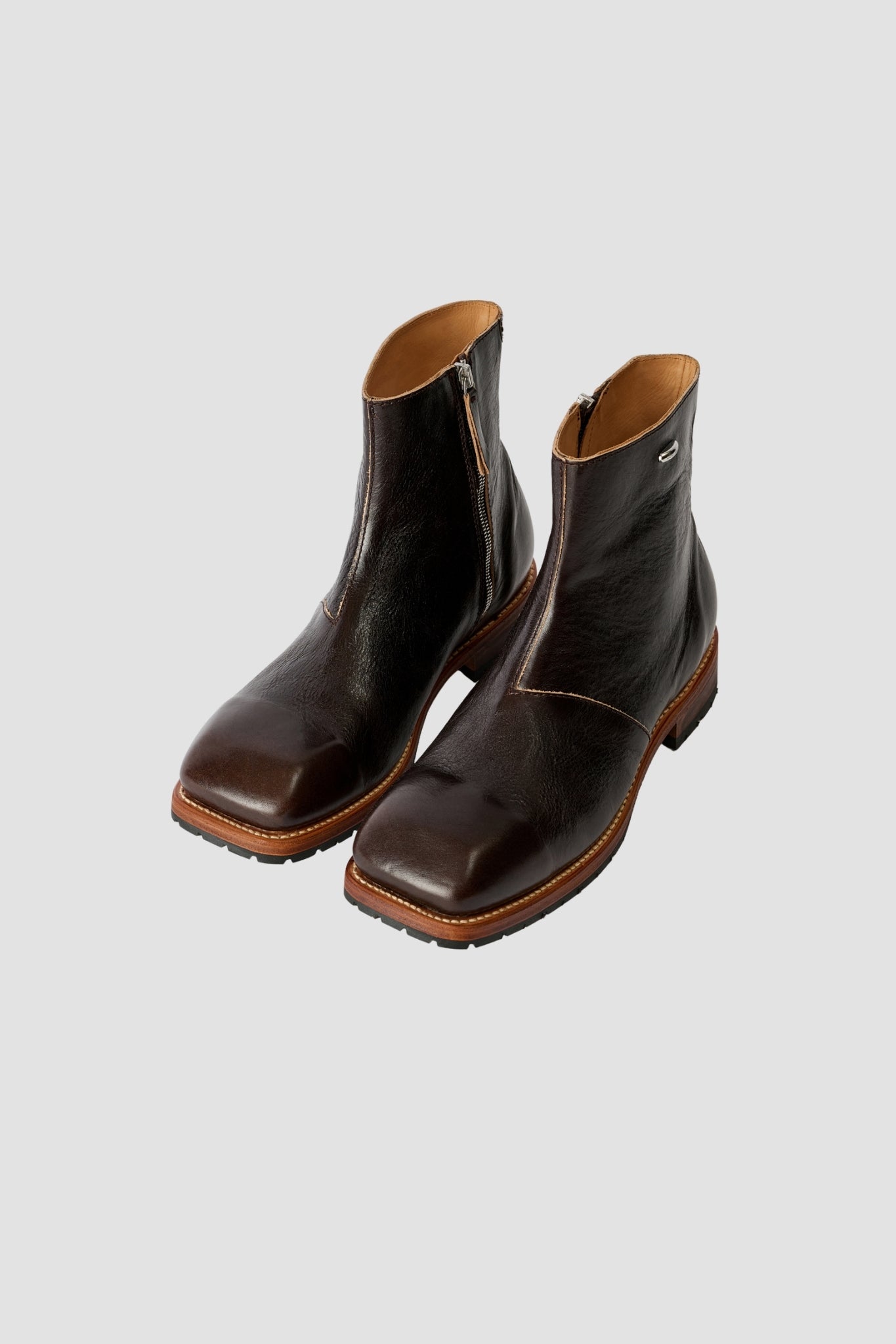 ENGINE BOOT Deep Americano Leather