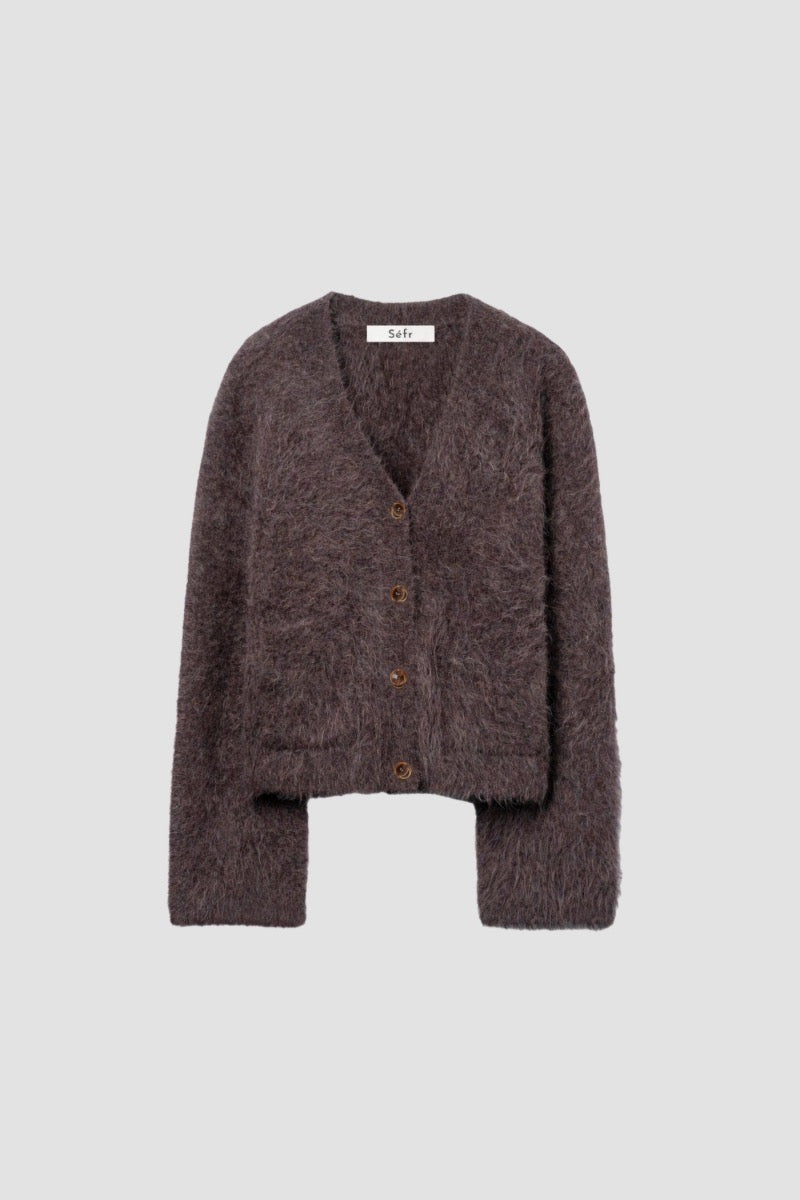 W LEE CARDIGAN LILAC