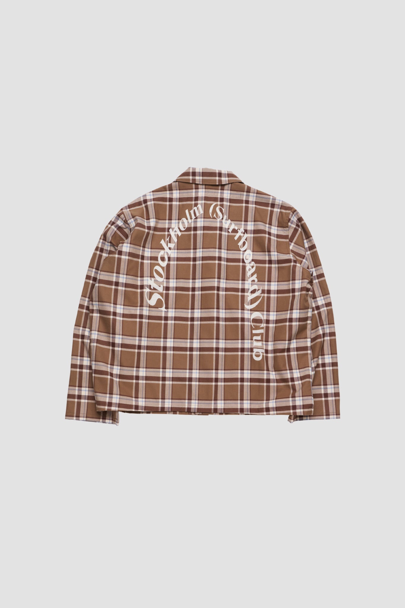 CLUB OVERSHIRT Brown Check