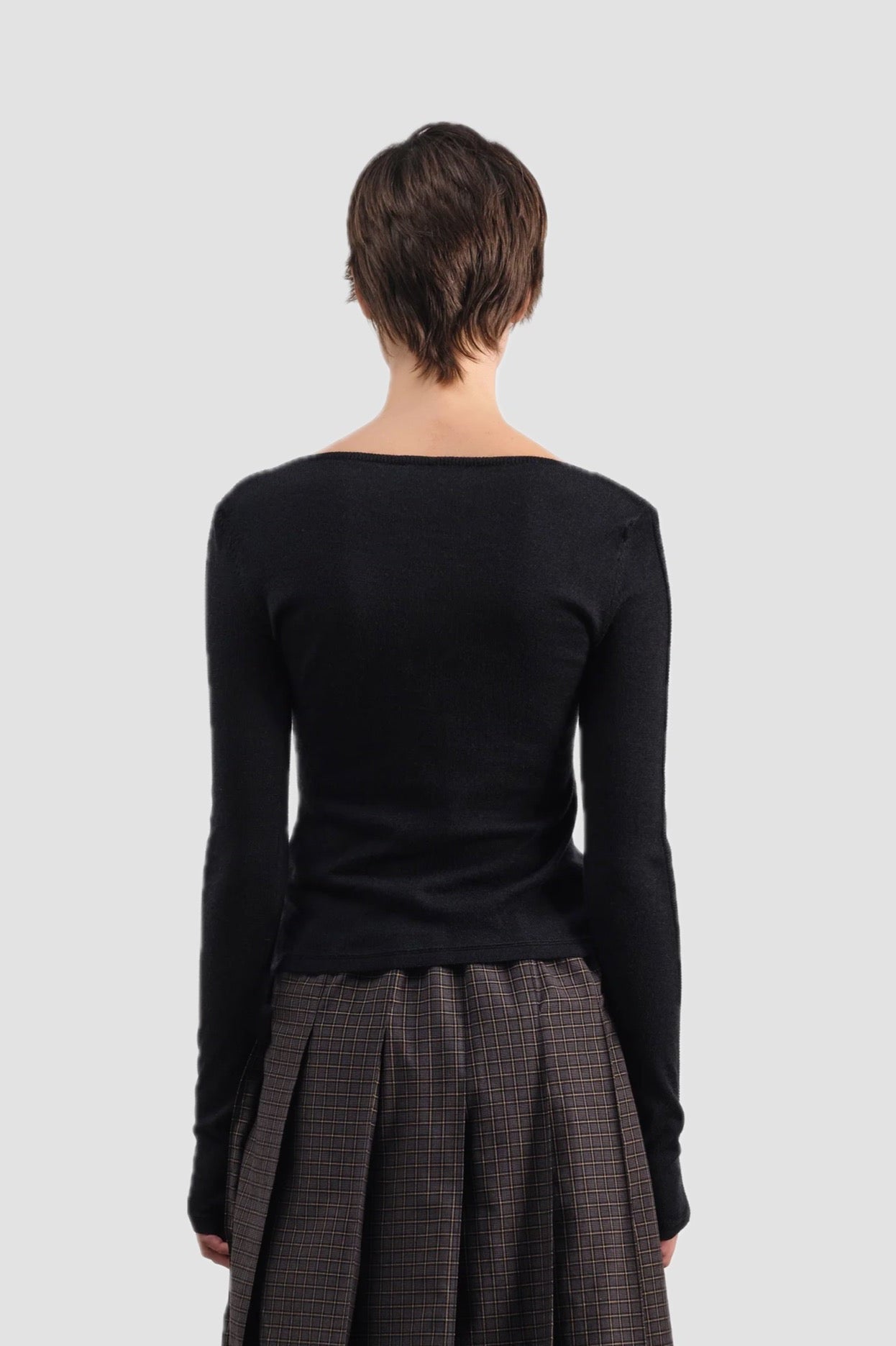 NATALIE CARDIGAN black