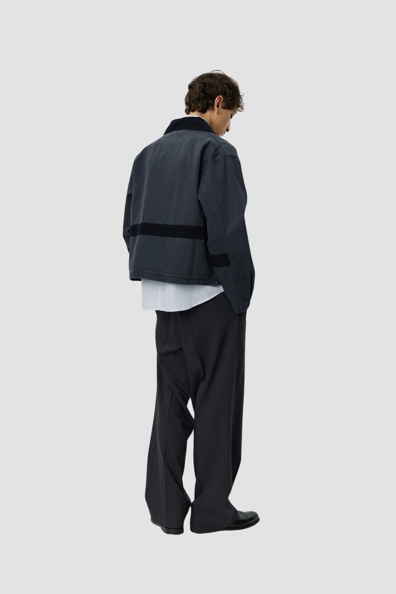 CLASP JACKET Washed Black