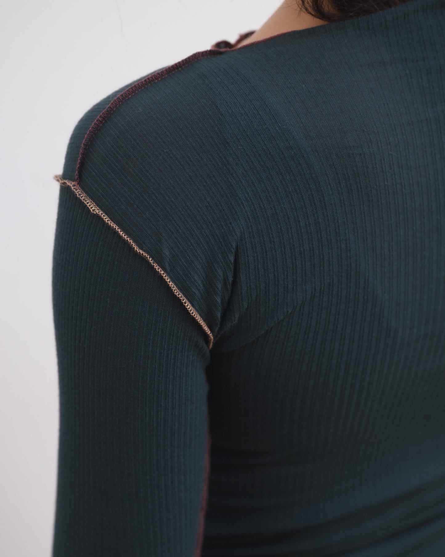 VEIN LONG SLEEVE TEE HIRSU Green