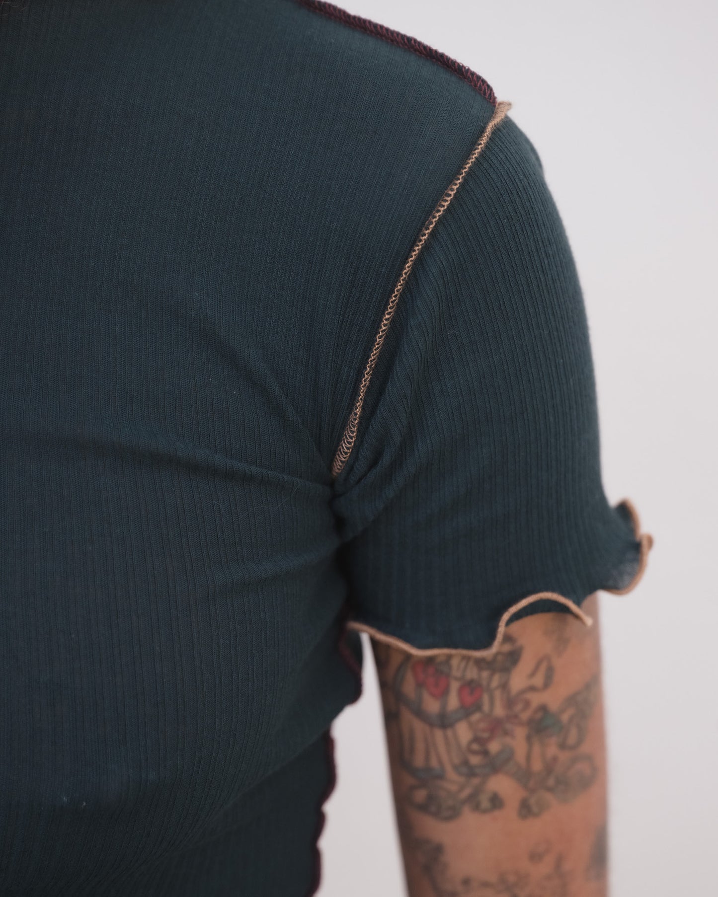 VEIN T-SHIRT HIRSU Green